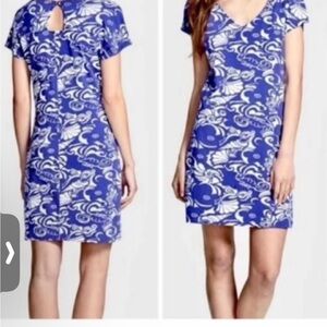 Lilly Pulitzer Daniella Dress Size M Seahorse Seashell Pattern Resort Travel